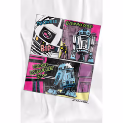 Star Wars Mens To The Rescue R2-D2 T-Shirt - 3XL, White
