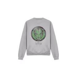 Marvel Unisex Adult Secret Invasion Badge Sweatshirt - XL, Sport Heather