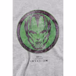 Marvel Unisex Adult Secret Invasion Badge Sweatshirt - XL, Sport Heather