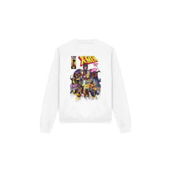 Marvel Unisex Adult X-Men Comic Cover Team Sweatshirt - XL, White