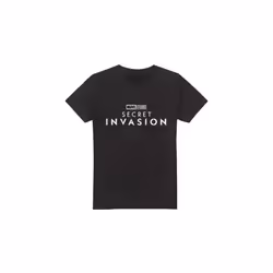 Marvel Mens Secret Invasion Logo T-Shirt - S, Black