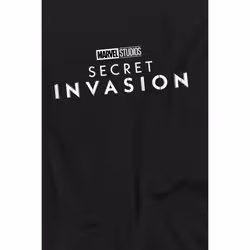 Marvel Mens Secret Invasion Logo T-Shirt - 3XL, Black
