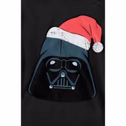 Star Wars Unisex Adult Darth Vader Santa Christmas Sweatshirt - S, Black