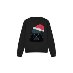 Star Wars Unisex Adult Darth Vader Santa Christmas Sweatshirt - XL, Black