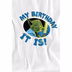 Star Wars Childrens/Kids My Birthday It Is T-Shirt - 9-10 Years, White