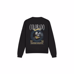 Disney Unisex Adult Colorado Ski Mickey Mouse Sweatshirt - M, Black