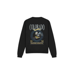 Disney Unisex Adult Colorado Ski Mickey Mouse Sweatshirt - M, Black