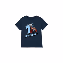 Thor Childrens/Kids 1st Birthday T-Shirt - 5-6 Years, Navy
