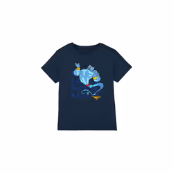 Aladdin Childrens/Kids Let's Make Some Magic Genie T-Shirt - 3-4 Years, Navy