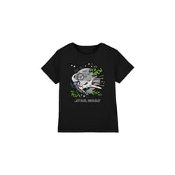 Star Wars Childrens/Kids Pew Pew X-Wing T-Shirt - 3-4 Years, Black