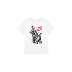 Star Wars Childrens/Kids Merry Christmas Droids T-Shirt - 9-10 Years, White