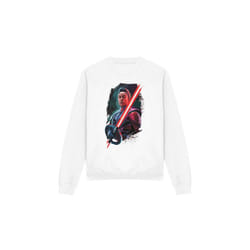 Star Wars Unisex Adult Obi Wan Kenobi Reva Painted Sweatshirt - XL, White