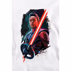 Star Wars Unisex Adult Obi Wan Kenobi Reva Painted Sweatshirt - L, White