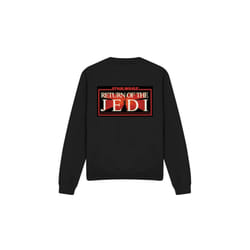 Star Wars Unisex Adult Jedi Warp Sweatshirt - XL, Black