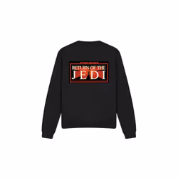 Star Wars Unisex Adult Jedi Warp Sweatshirt - XXL, Black