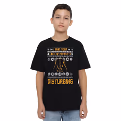 Star Wars Childrens/Kids Lack Of Christmas Presents Fair Isle T-Shirt - 12-13 Years, Black