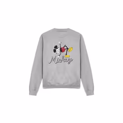 Disney Unisex Adult Funky Dance Mickey Mouse Mickey Mouse Sweatshirt - XL, Sport Heather