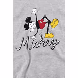 Disney Unisex Adult Funky Dance Mickey Mouse Mickey Mouse Sweatshirt - XL, Sport Heather
