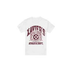 Marvel Mens X-Men Athletic Dept Professor X T-Shirt - S, White