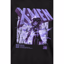 Marvel Unisex Adult X-Men Jean Grey Infographic Sweatshirt - M, Black