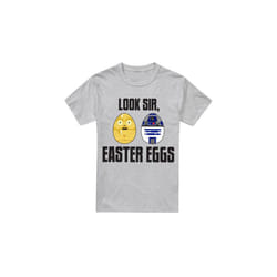 Star Wars Mens Look Sir, Easter Eggs T-Shirt - L, Sport Heather