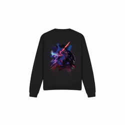 Star Wars Unisex Adult Obi Wan Kenobi Vader Painted Sweatshirt - XXL, Black
