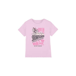 Disney Childrens/Kids Snowtown Ski Mickey Mouse T-Shirt - 3-4 Years, Pink