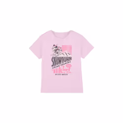 Disney Childrens/Kids Snowtown Ski Mickey Mouse T-Shirt - 9-10 Years, Pink