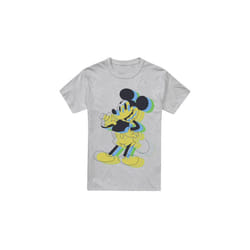 Disney Mens Trippy Mickey Mouse T-Shirt - 3XL, Sport Heather
