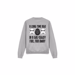 Star Wars Unisex Adult GalEggsy Far, Far Away Sweatshirt - S, Sport Heather