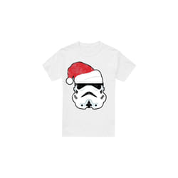 Star Wars Mens Stormtrooper Santa Christmas T-Shirt - 3XL, White