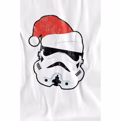 Star Wars Mens Stormtrooper Santa Christmas T-Shirt - 3XL, White