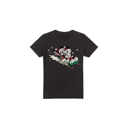 Disney Mens Sledding For Christmas Mickey & Minnie Mouse T-Shirt - XXL, Black