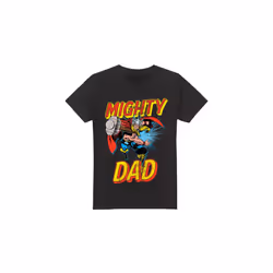 Thor Mens Mighty Dad T-Shirt - L, Black