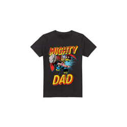 Thor Mens Mighty Dad T-Shirt - L, Black
