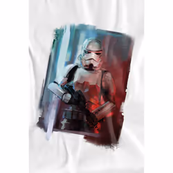 Star Wars Childrens/Kids Obi Wan Kenobi Painted T-Shirt - 5-6 Years, White