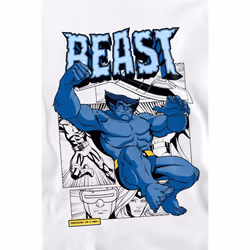 Marvel Unisex Adult X-Men Beast Comic Sweatshirt - XL, White