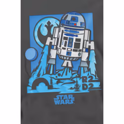 Star Wars Unisex Adult Papercut R2-D2 Sweatshirt - S, Charcoal