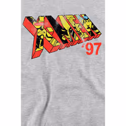 Marvel Unisex Adult X-Men 97 Comic Logo Sweatshirt - M, Sport Heather