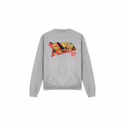 Marvel Unisex Adult X-Men 97 Comic Logo Sweatshirt - XL, Sport Heather