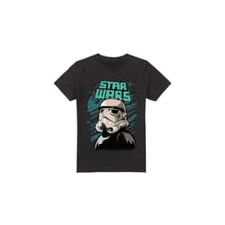 Star Wars Mens Street Glare Stormtrooper T-Shirt - L, Black