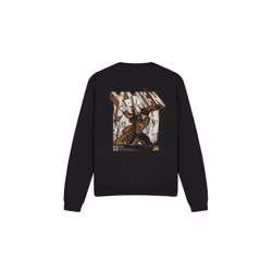 Marvel Unisex Adult X-Men Gambit Infographic Sweatshirt - XL, Black