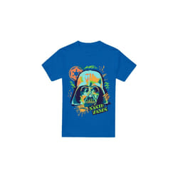 Star Wars Mens 90s Darth Vader T-Shirt - 3XL, Royal Blue