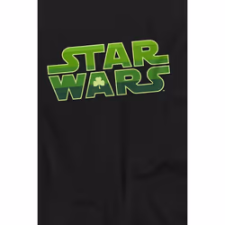 Star Wars Childrens/Kids Logo St Patricks Day T-Shirt - 12-13 Years, Black
