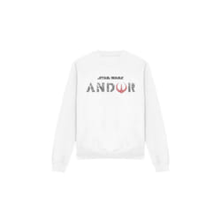 Star Wars Unisex Adult Andor Logo Sweatshirt - XXL, White