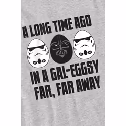 Star Wars Mens GalEggsy Far, Far Away T-Shirt - S, Sport Heather