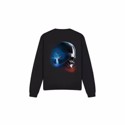 Star Wars Unisex Adult Obi Wan Kenobi Vader Poster Sweatshirt - XL, Black