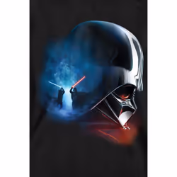 Star Wars Unisex Adult Obi Wan Kenobi Vader Poster Sweatshirt - XL, Black