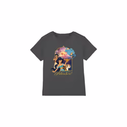 Aladdin Childrens/Kids Are Ready For Adventure Jasmine Abu Rajah Genie T-Shirt - 9-10 Years, Charcoal