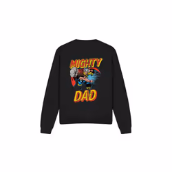 Thor Unisex Adult Mighty Dad Sweatshirt - L, Black